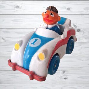 Vintage Ernie Sesame Street Race Car Toy 1980s Diecast Collectible No. 1